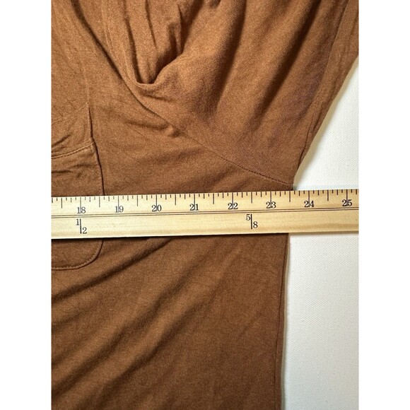 SKIMS Copper Soft Lounge Long Sleeve Pajama‎ Top Button Women's XL - Picture 11 of 12